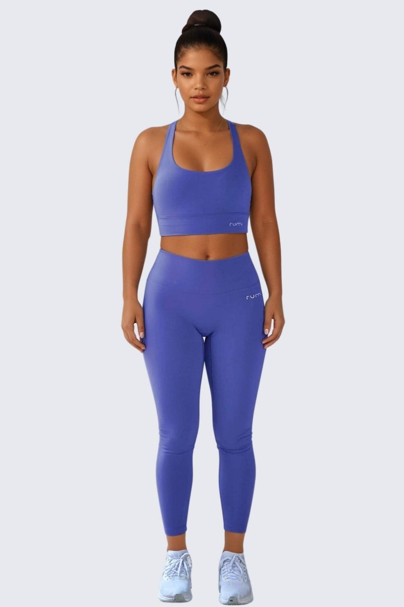 Rumi Earth - W SunSoft Stringy Crop Top Bra - Cobalt - R128230CTP - Bras