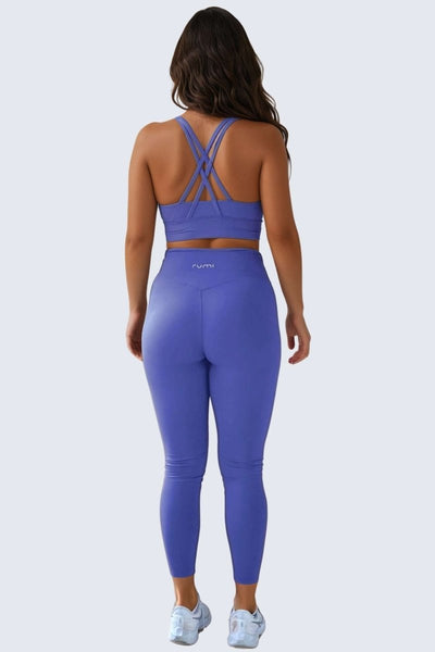 Rumi Earth - W SunSoft Stringy Crop Top Bra - Cobalt - R128230CTP - Bras
